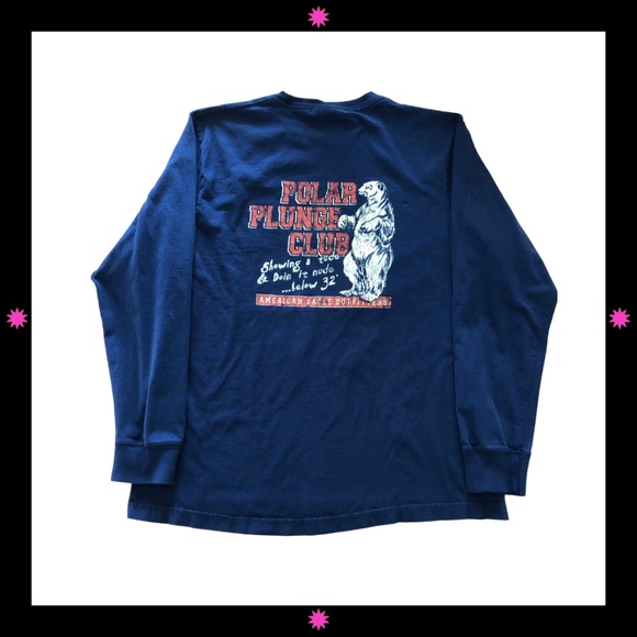 MEN'S LONG SLEEVE T-SHIRT BY AMERICAN EAGLE MEDIUM - Picture 2 of 8